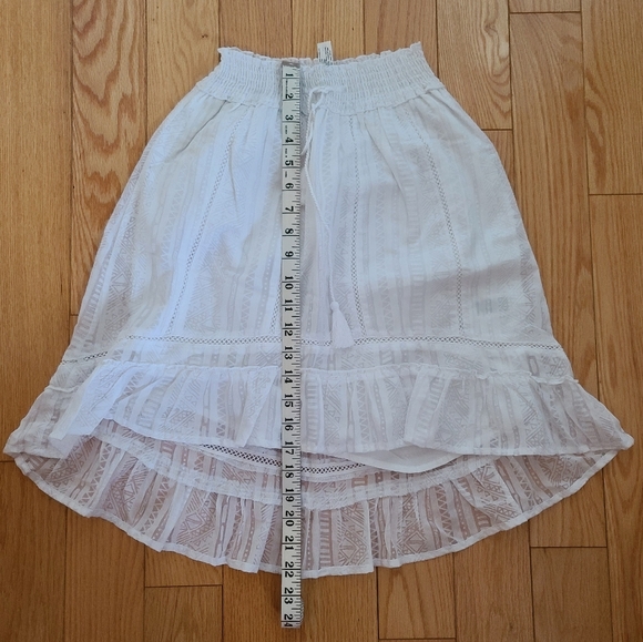 Aeropostale High Low Skirt White XS - Picture 4 of 6